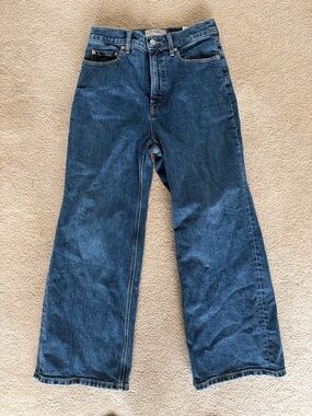 Everlane Indigo Wide-Leg High-Rise Jeans